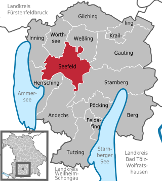 Läget för Seefeldi Landkreis Starnberg