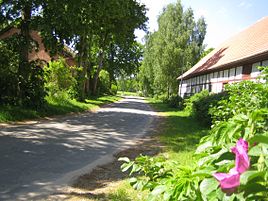 Village street in Seelwig