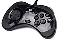 Sega Saturn controller sold in Japan. Later released in North America and Europe