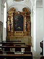 Deutsch: Nördlicher Seitenaltar der Filialkirche St. Benedikt auf dem Domberg in Freising