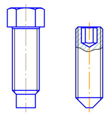 Examples of set screws Set screw.svg