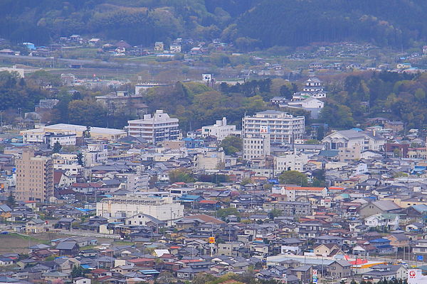 Panorama view of Shiroishi