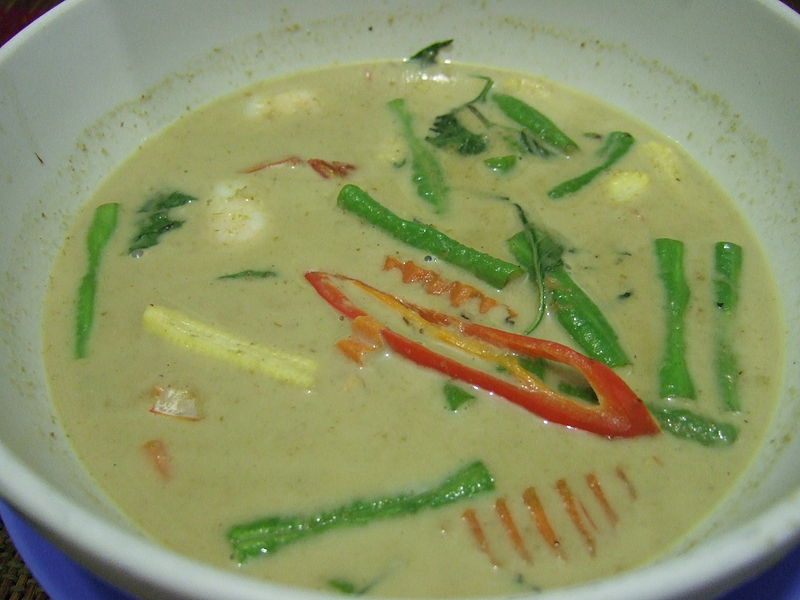 File:Shrimp Green Curry.JPG