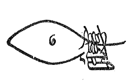 Signature of Hass Murad Pasha, an Ottoman statesman and possibly illegitimate son of one of Constantine XI's brothers