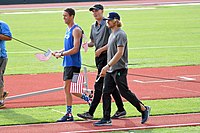 Logan Cunningham (rechts) – 5,30 m Cale Simmons (links) – 5,30 m