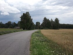 Nursi-Rõuge road through Simmuli