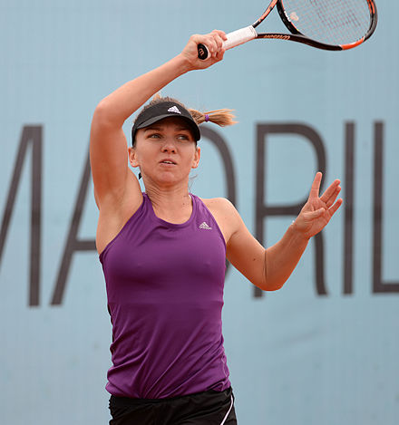 Simona Halep au tournoi de Madrid en 2015.