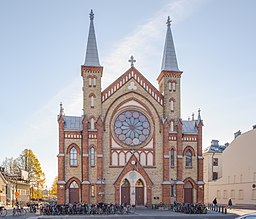 Sjömanskyrkan sedd från norr.