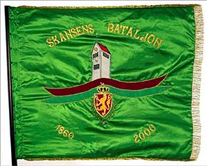 The emblem of Skansens bataljon