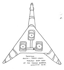 National Archives sketch of a UFO seen over Woolwich in September 2003 Sketch of 'spacecraft' seen near Woolwich.jpg