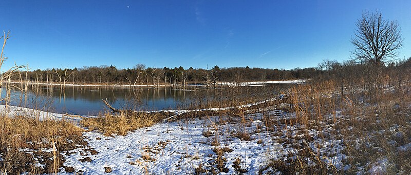 File:Snow on the ground at Arcadia Lake, Edmond, Oklahoma.jpg