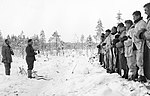 "Marockos skräck" eller löjtnant Aarne Juutilainens kompani på en julandakt i Kollaa den 24 december 1939.