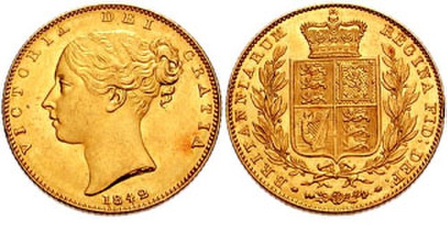 The British gold sovereign or £1 coin was the preeminent circulating gold coin during the classical gold standard period.