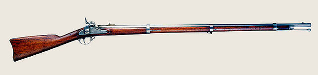 The Pattern 1853 Enfield and the Springfield Model 1861. Two prominent Minié rifles of the 19th century.