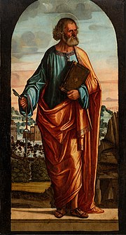 Thumbnail for File:St.Peter, Zadar Polyptych by Vittore Carpaccio.jpg