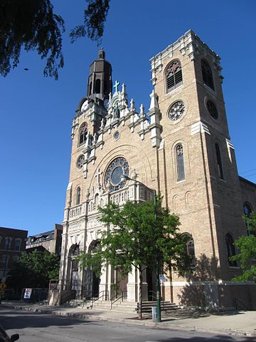St. Stanislaus Kostka Church in Chicago, Illinois, the city's first Polish parish