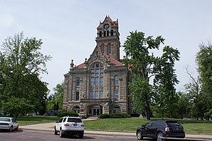 Starke County Courthouse, gelistet im NRHP Nr. 86003170[1]
