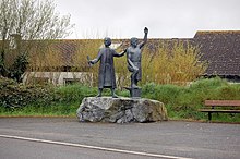Statue of Michael Joseph the Smith and Thomas Flamank - geograph.org.uk - 1263309.jpg