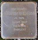 Stolperstein Arnstadt Fleischgasse 1A-Abraham Heilbrunn.JPG