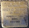 Stolperstein Grindelberg 61 (Norbert Deutsch) itt: Hamburg-Rotherbaum.JPG