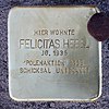 Stolperstein Straßburger Str 19 (Prenz) Felicitas Hebel.jpg