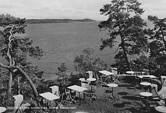 Utsiktsterrassen på Strand Restaurang.