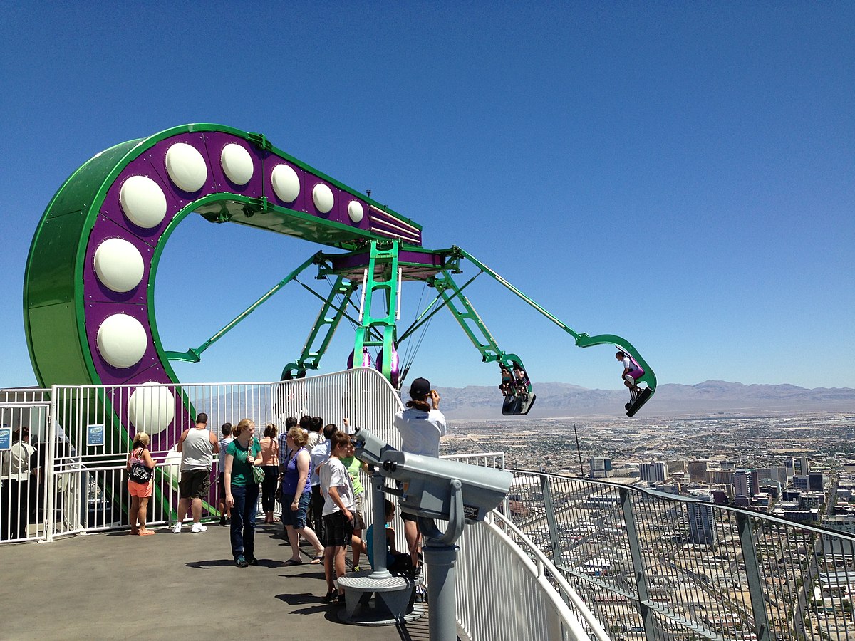stratosphere hotel roller coaster