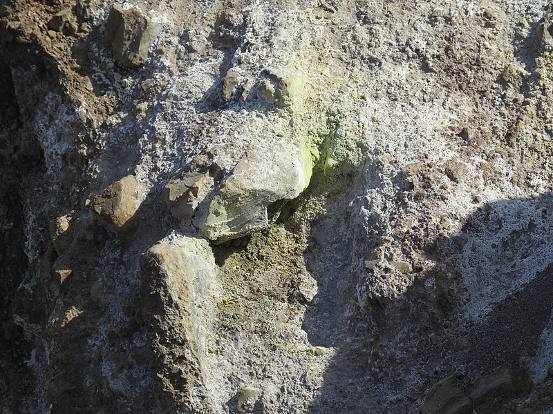 File:Sulfur at Fumarole on Nea Kameni - Santorini Greece.jpg