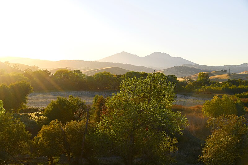 File:Sunset, near Mount Diablo State Park.jpg