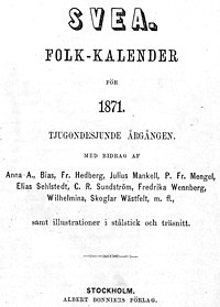 SVEA. Folk-Kalender 1871
