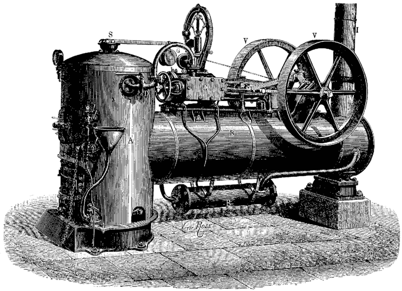 File:T5- d328 - Fig. 270. — Machine demi-fixe de l’usine Cail, à Paris.png