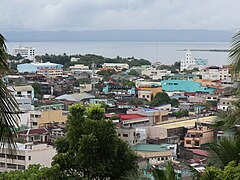 Tacloban downtown east overlooking Calvary Hill