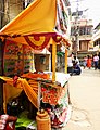 Temporary shop at 2017 Saptami Behala area Durga Puja 06