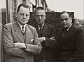 Ter Braak, Simon Vestdijk en Du Perron gefotografeerd door Emiel van Moerkerken, 1939.