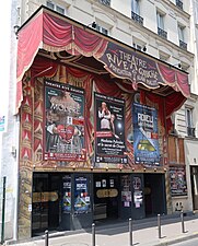 Théâtre Rive gauche (décor de façade de Pierre Clayette).