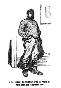 Patrick Cairns, 1904 illustration by Frederic Dorr Steele in Collier's The Adventure of Black Peter by Frederic Dorr Steele 6.jpg