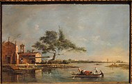 La Isola della Madonnetta en la Laguna de Venecia por Francesco Guardi - Museo de Arte Fogg - DSC02290.JPG