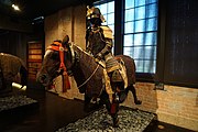 Nuinobedō tōsei gusoku armor with bagai horse armor and bagu horse tack