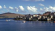Thumbnail for File:The waterside of the houses on Twageos Road, Lerwick - geograph.org.uk - 6015394.jpg