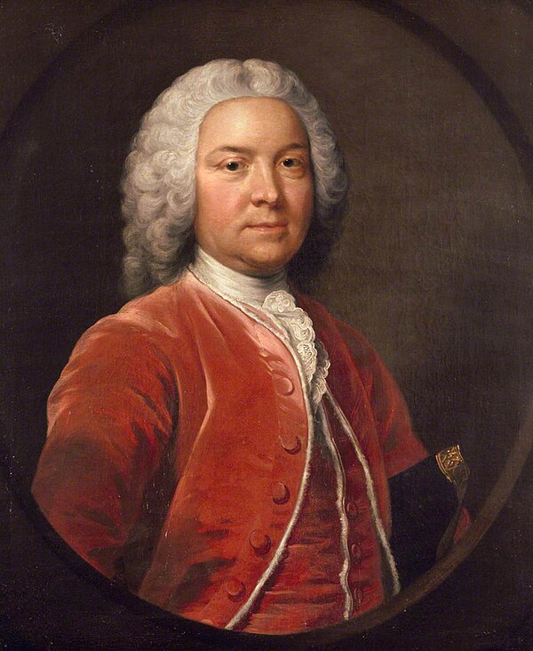 Portrait of Henry Arthur Herbert, 1st Earl of Powis (2nd Creation) circa 1740