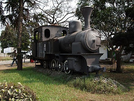 Old Train off of the main street