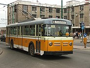 A Saurer trolleybus in Timişoara, 2005
