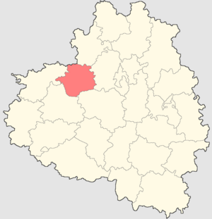Haritada Dubensky bölgesi