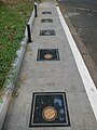 Exterior marble floor memorials