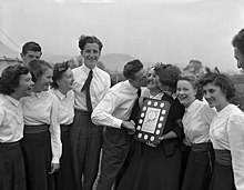 The festival at Bala in 1954. Urdd National Eisteddfod, Bala 1954.jpg