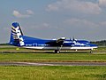 Fokker 50 societatis VLM Airlines.