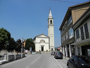 Via Maggiore e parrocchiale di Santa Giustina (Pernumia).jpg