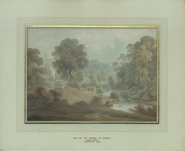 File:View of the Dodder, Co. Dublin - Thomas Girtin - ABDAG002444.jpg