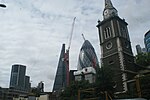 Thumbnail for File:View of the Willis building, Heron Tower, the Gherkin and St. Botolph without Aldgate from Aldgate High Street - geograph.org.uk - 4660020.jpg