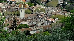 Skyline of Corbières-en-Provence